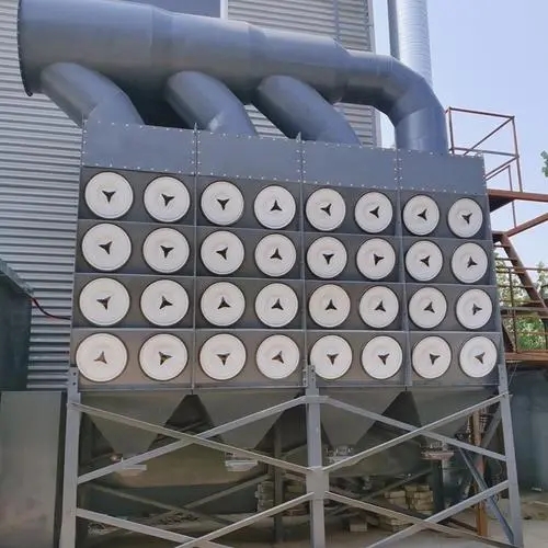 皮帶機使用濾筒除塵器