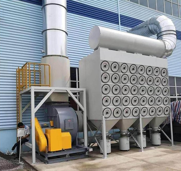 打磨鐵粉濾筒除塵器