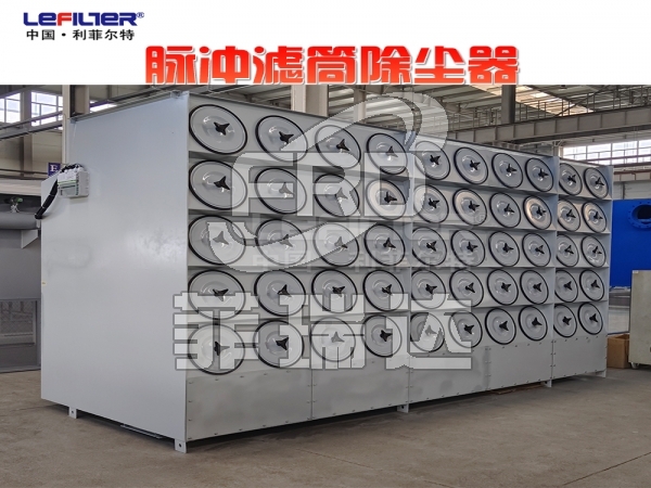 切割打磨車間5萬風量濾筒除塵器