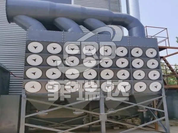 皮帶機(jī)使用濾筒除塵器