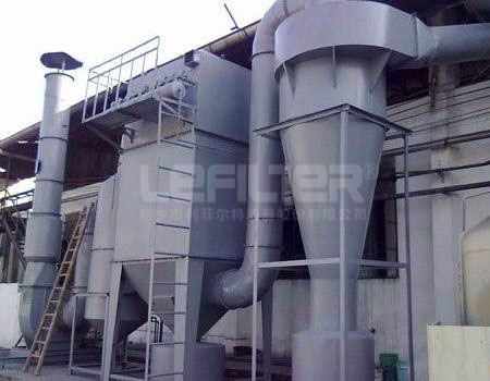 逆流式旋風除塵器